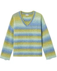 B+ AB - Jersey a rayas con cuello en V - Lyst