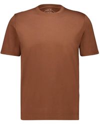Fedeli - Giza Short-Sleeve Knitted T-Shirt - Lyst