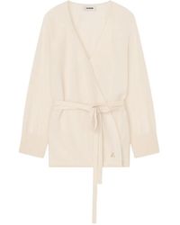 Aeron - Gewickelter Cloud Cardigan mit Gürtel - Lyst