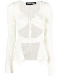 ANDREADAMO - Asymmetric Cut-Out Top - Lyst