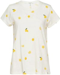 Rag & Bone - Lemon-Print T-Shirt - Lyst