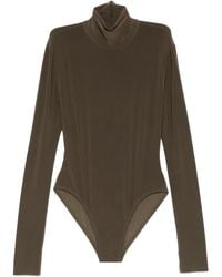 Norma Kamali - Body con cuello alto - Lyst