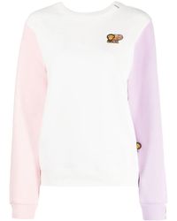 A Bathing Ape - Logo-Embroidered Colour-Block Sweatshirt - Lyst