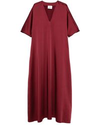 Atu Body Couture - Satin V-Neck Maxi Dress - Lyst