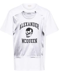 Alexander McQueen - グラフィック Tシャツ - Lyst