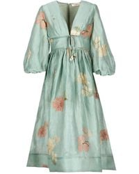 Zimmermann - Floral-Print Dress - Lyst