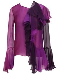 Tom Ford - Ruffled Blouse - Lyst
