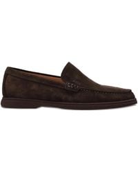 BOSS - Suede Loafers - Lyst