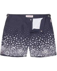 Orlebar Brown - Zwembroek Met Bloemenprint - Lyst