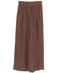 Alysi - Drawstring Straight Trousers - Lyst