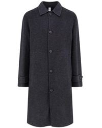 Hevò - Loconia Button-Up Single-Breasted Coat - Lyst