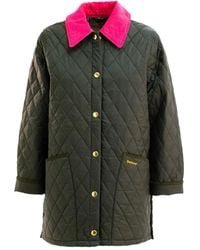 Barbour - Gesteppter Liddesdale Mantel - Lyst