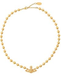 Vivienne Westwood - Thames Mini Bas-Relief Ball-Chain Necklace - Lyst