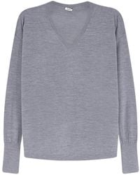 Aspesi - Pullover Mit V-Ausschnitt - Lyst