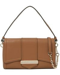 KARL LAGERFELD - Medium K/Nova Leather Crossbody Bag - Lyst