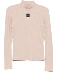 agnès b. - Logo-Embroidered Top - Lyst