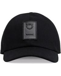 Ferragamo - Gancini-Patch Baseball Cap - Lyst