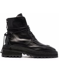 Marsèll - Carro Ridged-sole Leather Boots - Lyst