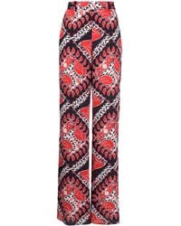Valentino Garavani - Archive Manifesto Straight-Leg Trousers - Lyst