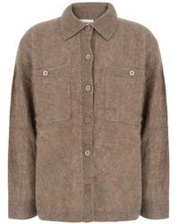 P.A.R.O.S.H. - Button-Up Patch-Pocket Sweater - Lyst