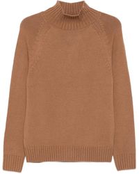 Eleventy - High-Neck Raglan-Sleeve Sweater - Lyst
