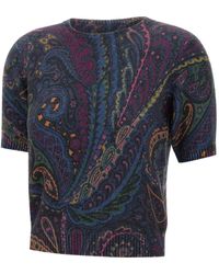 Etro - Top con motivo de cachemira - Lyst