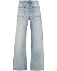 Courreges Dirty Blue Baggy Jeans for Men | Lyst