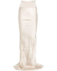 Rick Owens - Ribbed Waistband Skirt - Lyst