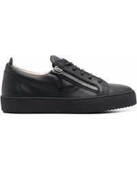 Giuseppe Zanotti - Frankie Low-Top Zip-Detail Sneakers - Lyst