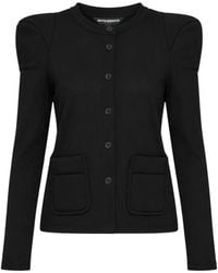 Melitta Baumeister - Cardigan Boutonné À Épaules Bouffantes - Lyst