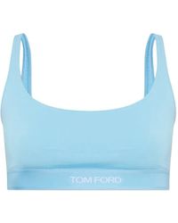 Tom Ford - Top Met Diepe Ronde Hals - Lyst