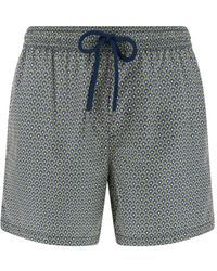 BOGGI - Geometric-Print Swim Shorts - Lyst