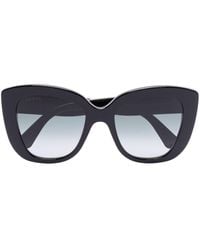 Gucci - Cat-Eye-Sonnenbrille mit Oversized-Gläsern - Lyst