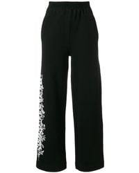 Off-White c/o Virgil Abloh - Side Print Wide Leg Joggers - Lyst