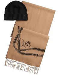 Ralph Lauren - Sciarpa Con Frange E Logo - Lyst