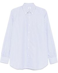Mazzarelli - Gestreept Overhemd - Lyst