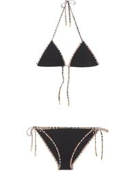 Burberry - Bikini con bordo Vintage Check - Lyst