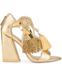 Kat Maconie - Aya Embellished Tassel Sandals - Lyst