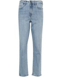 DKNY - Broome High-rise Straight-leg Jeans - Lyst