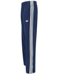adidas - Firebird Stripes Logo Trousers - Lyst
