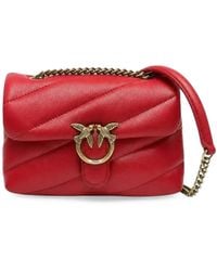Pinko - Baby Love Bag Puff Maxi Quilt New Buckle Shoulder Bag - Lyst