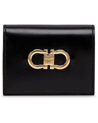 Ferragamo - Gancini Compact Wallet - Lyst