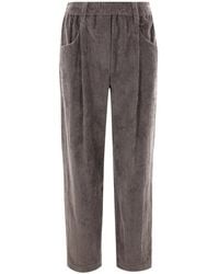 Brunello Cucinelli - Pantalone In Velluto A Coste - Lyst
