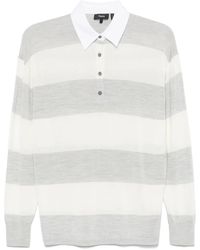 Theory - Gestreiftes Poloshirt - Lyst