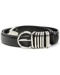 ELEH - Ring-Detail Leather Belt - Lyst