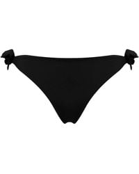Emporio Armani - Bas De Bikini À Détails Noués - Lyst