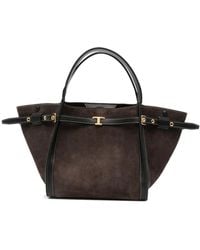 Tod's - T Timeless Small Leather Tote Bag - Lyst