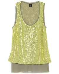 Pinko - Sequin-Embellishment Top - Lyst