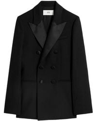 Ami Paris - Double-Breasted Buttoned Jacket - Lyst