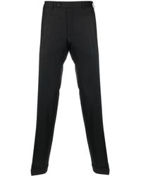 Canali - Straight-Leg Wool Tailored Trousers - Lyst